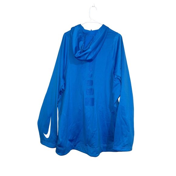 Nike Elite Blue Dri-Fit Full-Zip Hoodie 3XL Loose Fit Long Sleeve Lightweight Ac - Picture 8 of 10